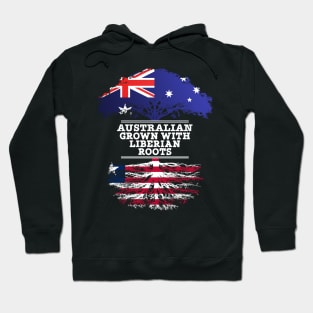 Australian Grown With Liberian Roots - Gift for Liberian With Roots From Liberia Hoodie